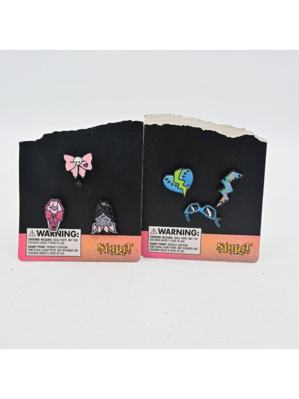 Spirit Halloween Monster High Enamel Lapel Pin Set Draculaura & Frankie Stein